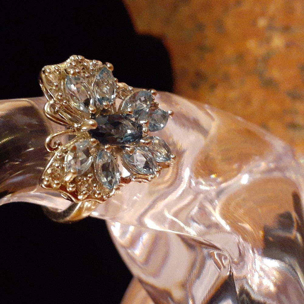 For sale! Butterfly ring  9.25  perfect condition  size 8
